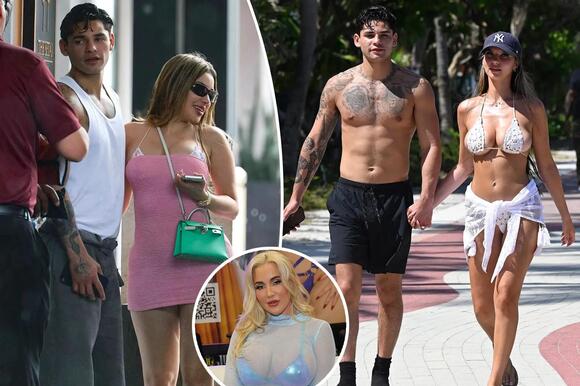 Ryan Garcia Was Seen In Miami With Two Attractive Women